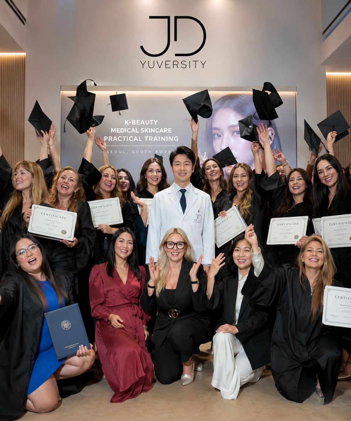 Graduación JD Yuversity en Seúl